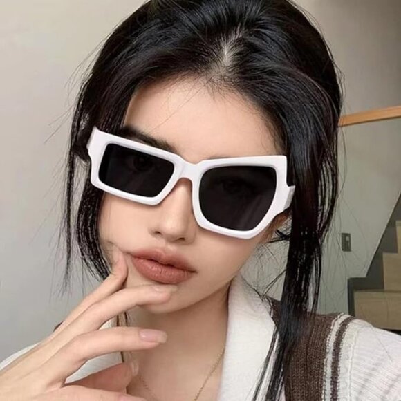 NEW trendy rectangle frame women\'s sunglasses main image 5